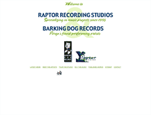 Tablet Screenshot of barkingdogrecords.com
